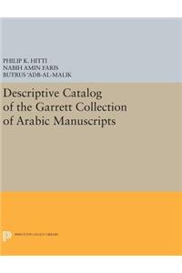Descriptive Catalogue of the Garrett Collection