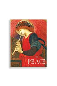Red Harmonious Angel Holiday Cards