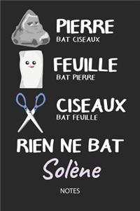 Rien ne bat Solène - Notes