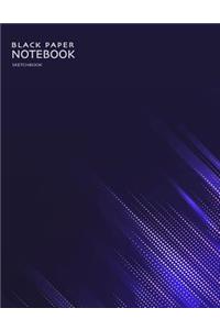 Black Paper Notebook Sketchbook