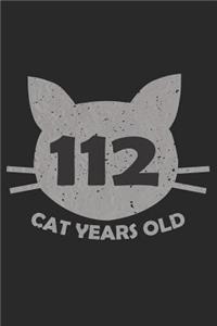 112 Cat Years Old