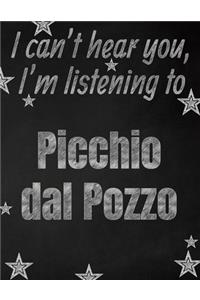 I can't hear you, I'm listening to Picchio dal Pozzo creative writing lined notebook