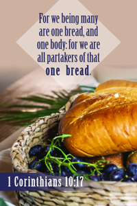 Communion Bulletin: One Bread and One Body (Package of 100)