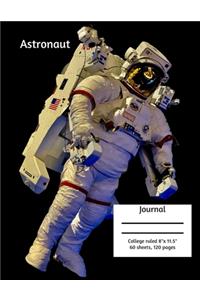 Astronaut Journal college ruled 8.5