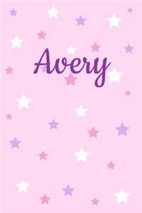 Avery First Name Personalized Notebook