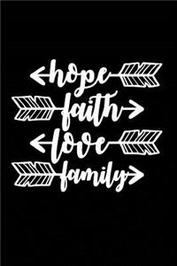 Hope Faith Love Family