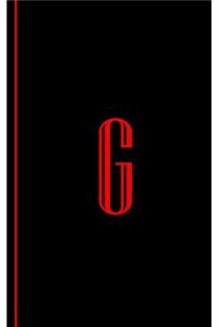 Monogram Letter G Journal