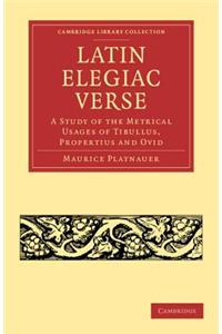 Latin Elegiac Verse