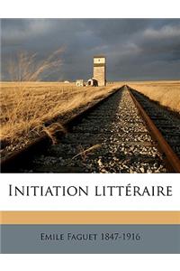 Initiation Littéraire