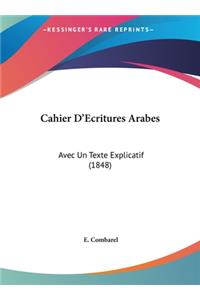 Cahier D'Ecritures Arabes