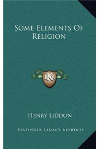 Some Elements of Religion