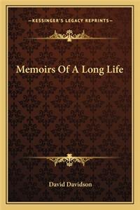 Memoirs Of A Long Life