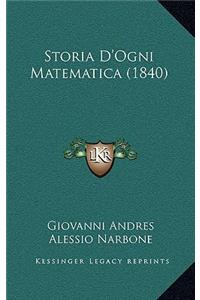 Storia D'Ogni Matematica (1840)