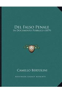 Del Falso Penale