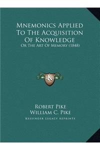 Mnemonics Applied To The Acquisition Of Knowledge