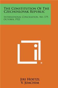The Constitution of the Czechoslovak Republic