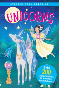 Unicorns Sticker Doll Dress-Up