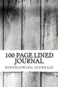 100 Page Lined Journal