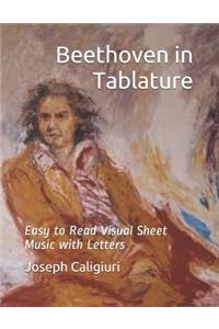 Beethoven in Tablature