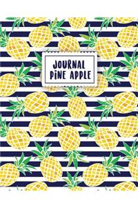 Journal Pine Apple: Bullet Grid Journal 150 Dot Grid Pages (Size 8x10 Inches) with Bullet Journal Sample Ideas