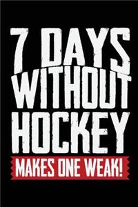 7 Days Without Hockey Makes One Weak!