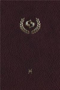 Monogram Pisces Notebook