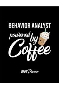 Behavior Analyst Powered By Coffee 2020 Planner