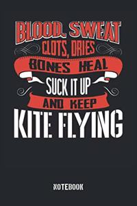 Blood Sweat clots dries. Shut up and keep Kite Flying