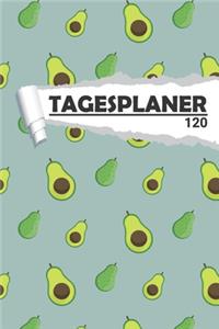 Tagesplaner Avocado Muster