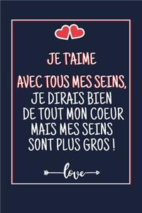 Carnet de notes cadeau saint valentin