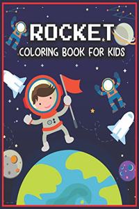 Rocket Coloring Book for Kids