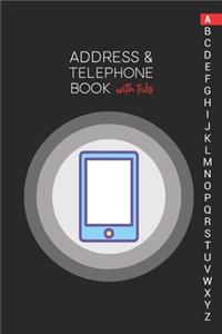 Address & Telephone Book with tabs