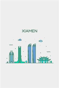 Xiamen Minimalist Travel Notebook [Lined] [6x9] [110 pages]