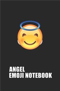 Angel Emoji Emoticons Notebook Emoji Notebook, Blank Composition Book, Emoji Notebooks for Girls/Boys, Emoji School Supplies Notebook for School / Teacher / Office / Student