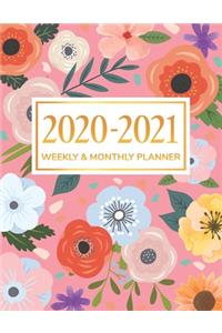 2020-2021 Weekly & Monthly Planner