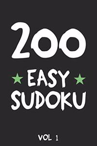 200 Easy Sudoku Vol 1