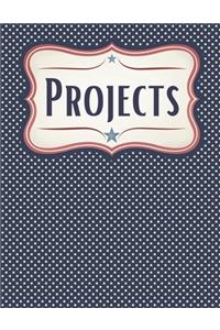 Patriotic Polka Dot Goal Setting Workbook & Project Planner