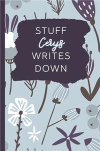 Stuff Cerys Writes Down