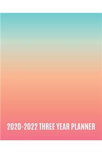 2020-2022 Three Year Planner