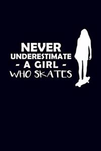 Never Underestimate A Girl Who Skates