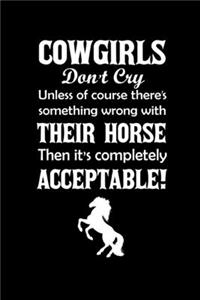 Cowgirls Don't Cry