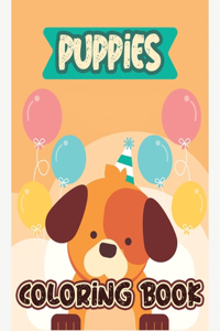 Puppies Coloring Book