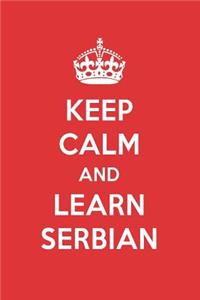 Keep Calm and Learn Serbian: Serbian Designer Notebook