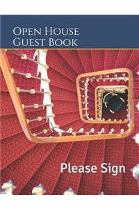 Open House Guest Book