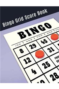 Bingo Grid Score Book