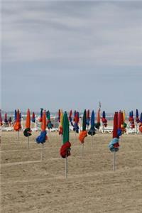 Beach Umbrellas in Deauville, France Journal