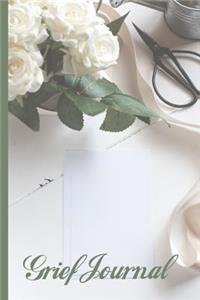 Writing Space with White Roses
