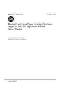 Thermal Analysis on Plume Heating of the Main Engine on the Crew Exploration Vehicle Service Module