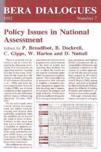 Policy Issues in National Assessment