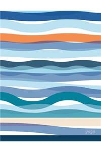 Seaside Currents 2020 Desk Planner Plato Foil